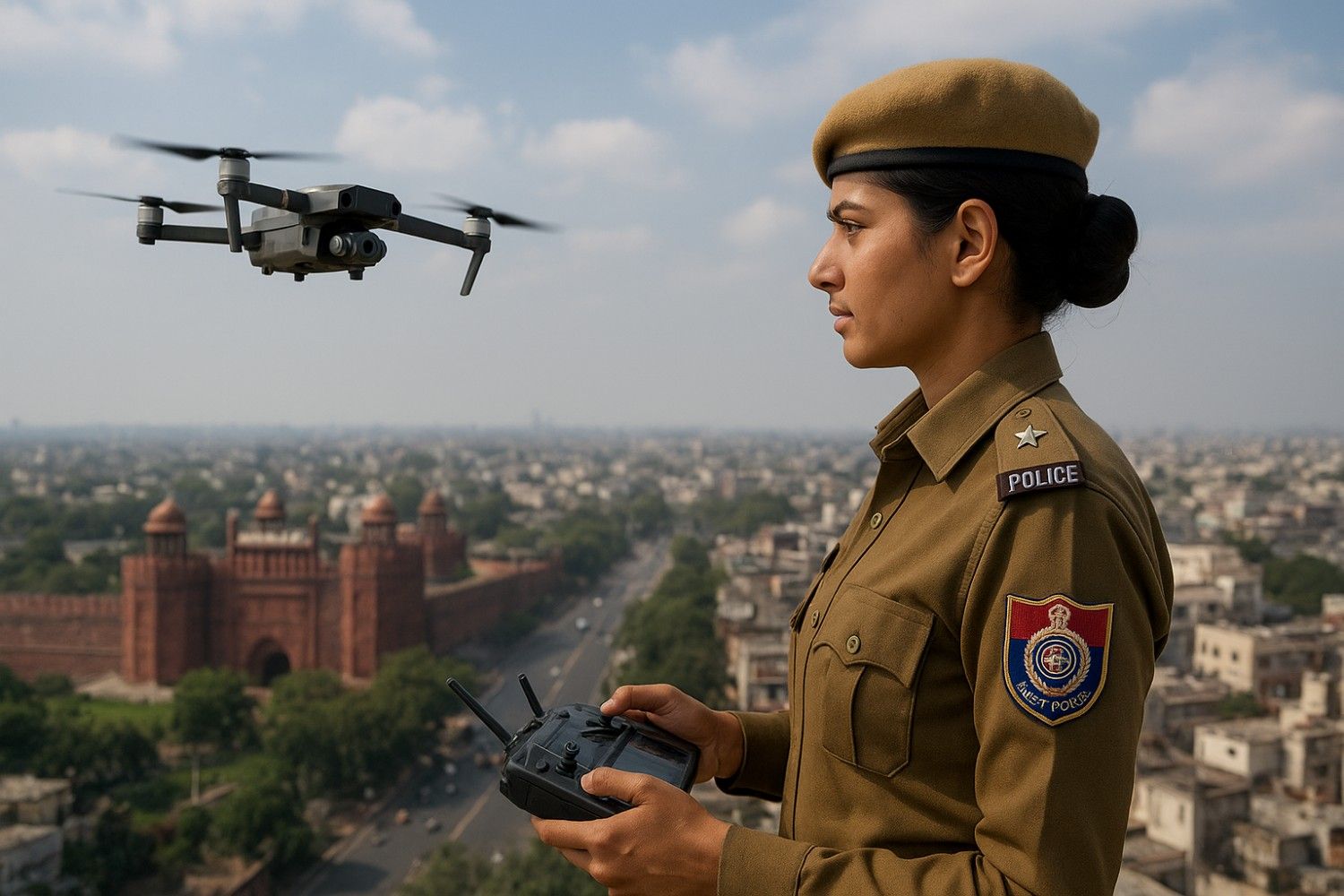 Delhi's Drone Didi’s Take Flight: The Police's State-of-the-art Initiative to Keep a Close Eye on Delhi