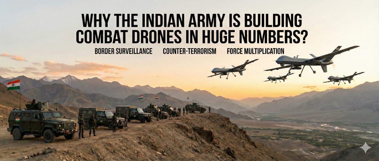 Why the Indian Army is Building Combat Drones in Huge Numbers? 