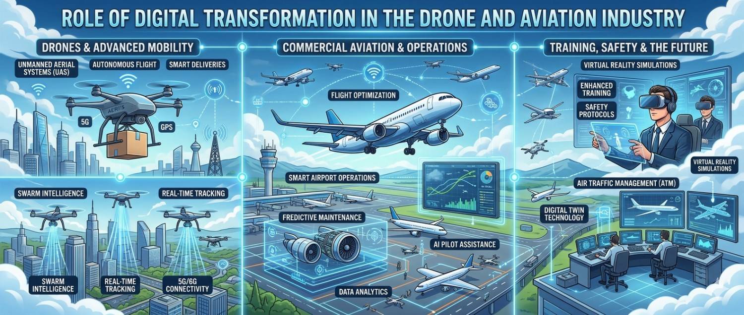 Role of Digital Transformation in the Drone and Aviation Industry - image 1