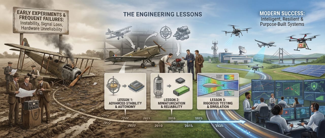 Early Drone Failures and the Lessons They Taught Engineers?