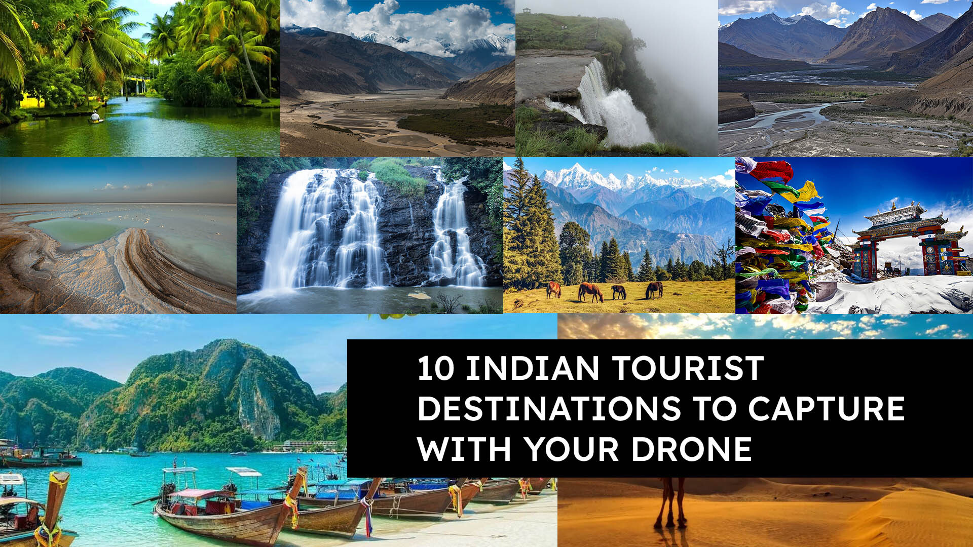 Best Locations in India for Aerial Drone Photography