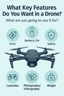 What Key Features Do You Want in a Drone? What are you going to use it for? - image 1