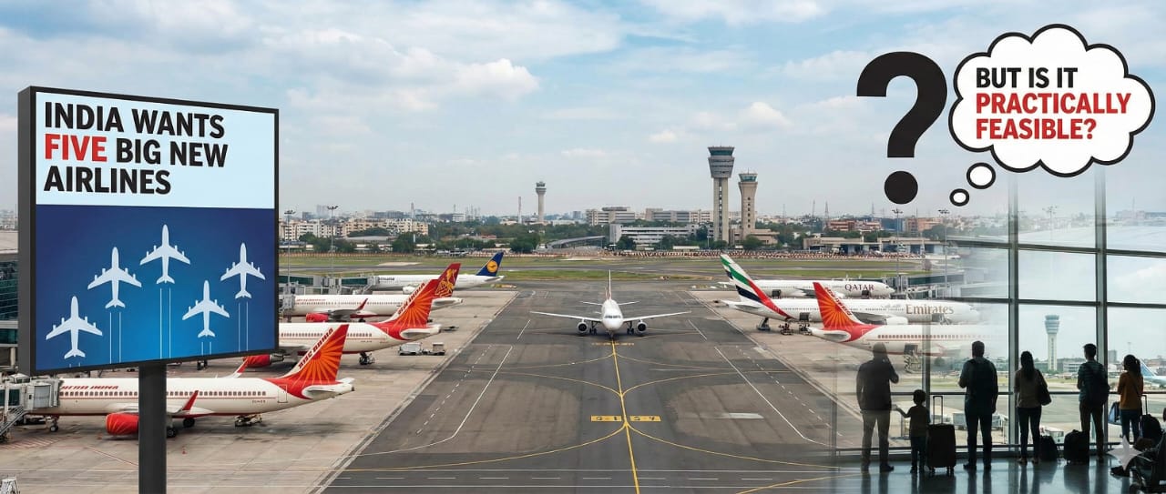 India Wants Five New Big Airlines: What Will the Main Opportunities Be?