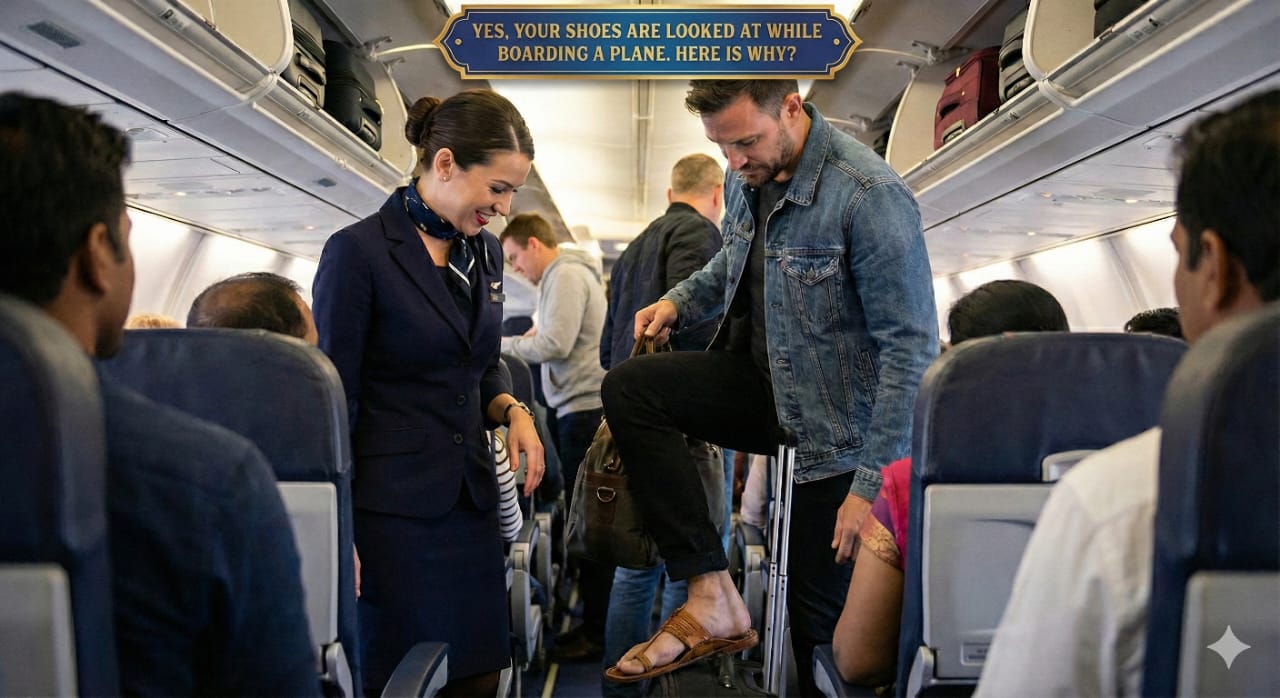Yes, Your Shoes are Looked at While Boarding a Plane. Here is Why?