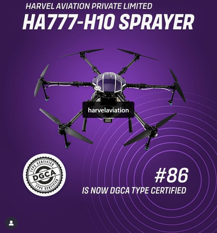 Harvel Aviation HA777-H10 Sprayer Agricultural Drone
