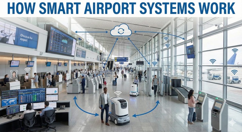 How Smart Airport Systems Work? - image 1