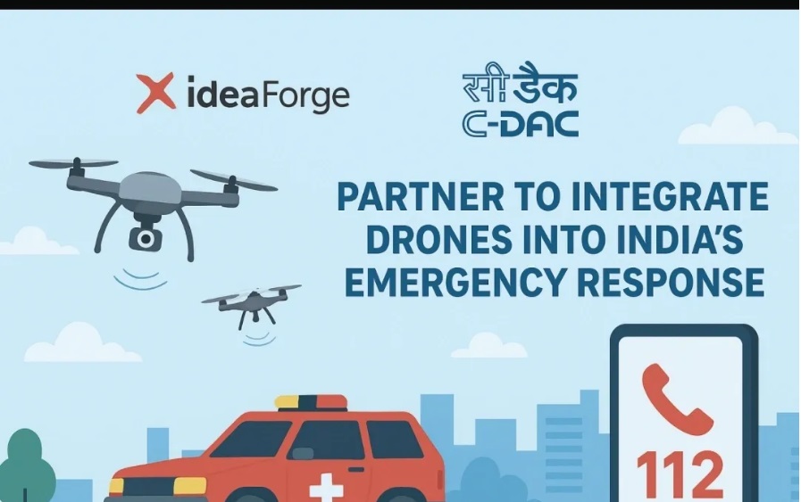 ideaForge and C-DAC Collaborate to Deploy Drones for Faster Emergency Response