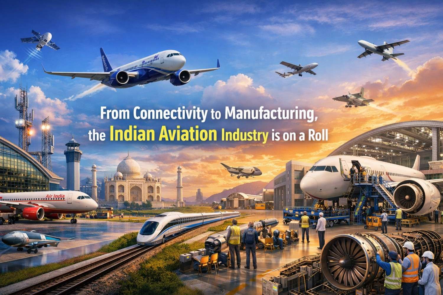 From Connectivity to Manufacturing, the Indian Aviation Industry is on a Roll