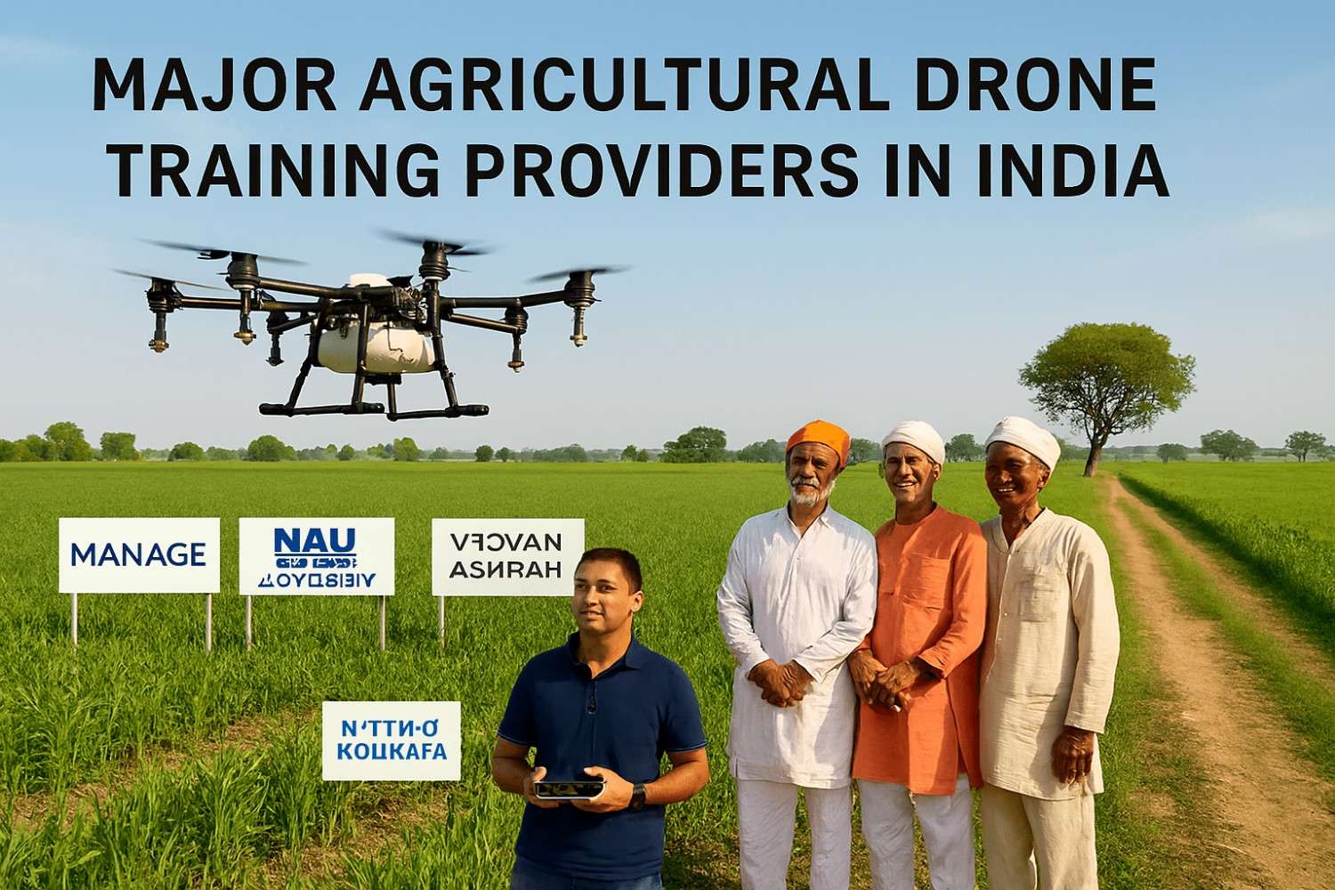 Major Agricultural Drone Training Providers in India - image 1