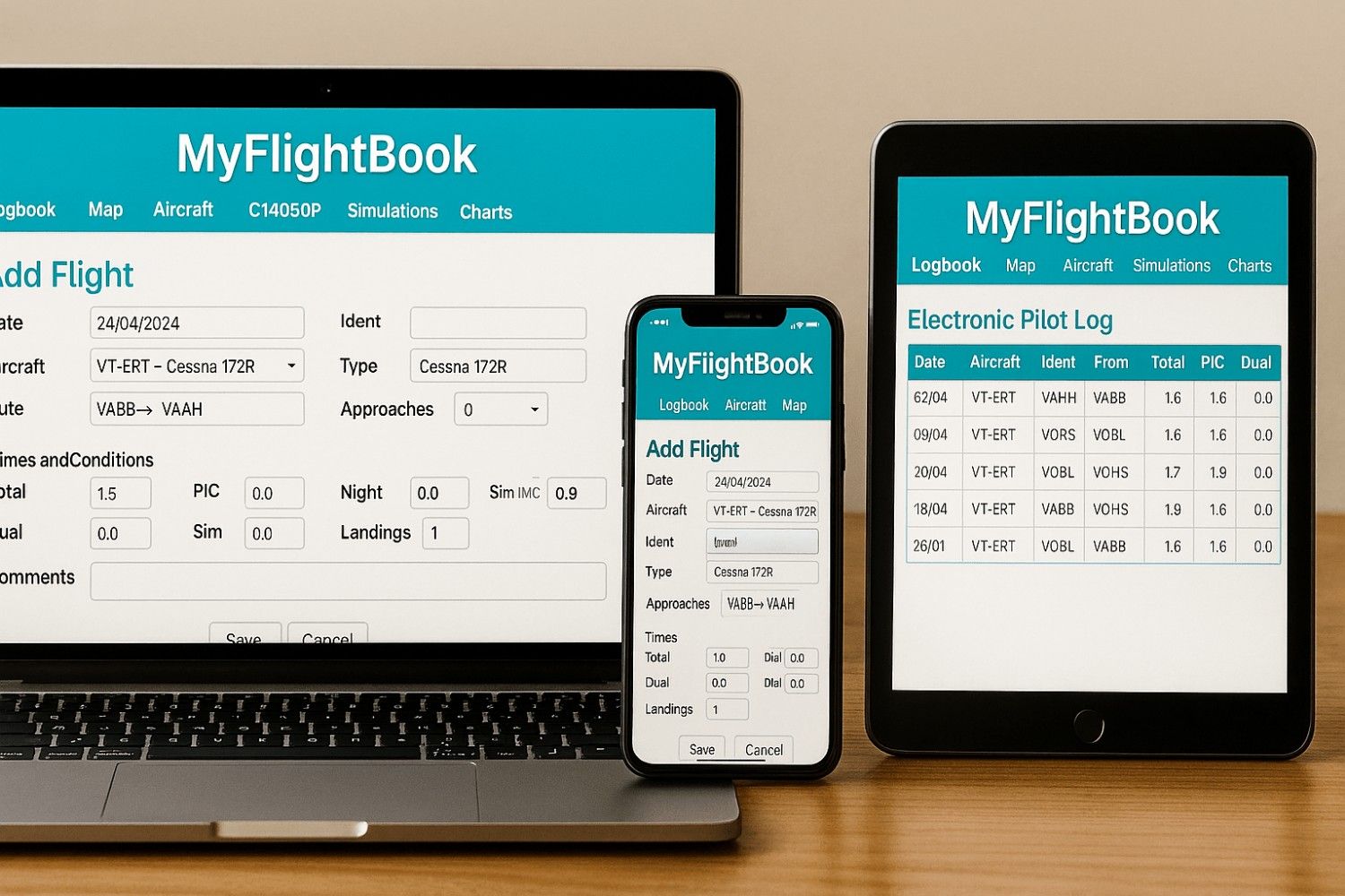MyFlightBook (Web/iOS/Android) - image 1