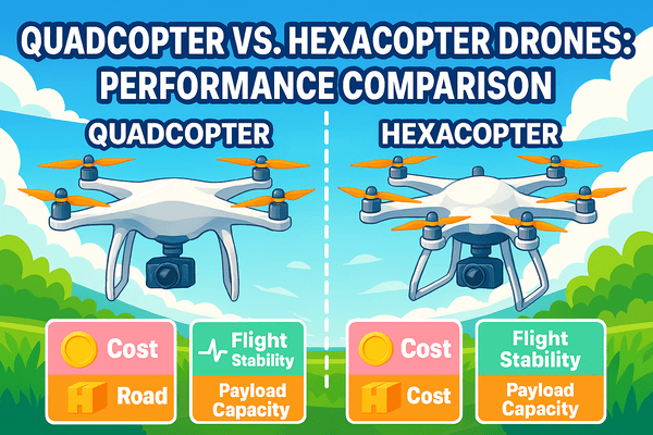 Quadcopter vs. Hexacopter Drones: Performance Comparison  - image 1