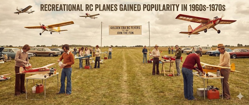 Recreational RC Planes Gained Popularity in the 1960s-1970s - image 1