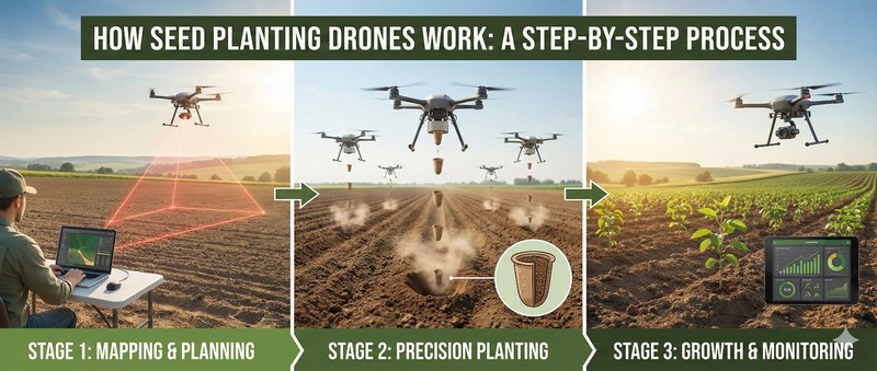 How Seed-Planting Drones Work? - image 1