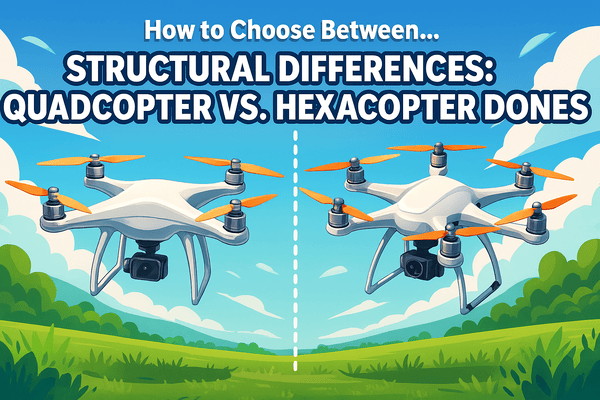 Structural Differences: Quadcopter vs. Hexcopter Drones - image 1