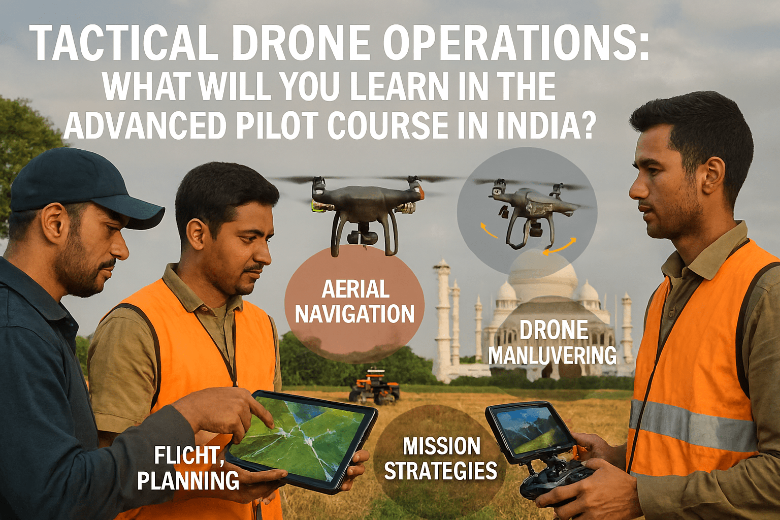 Tactical Drone Operations: What will you learn in Advanced Pilot Course in India?
