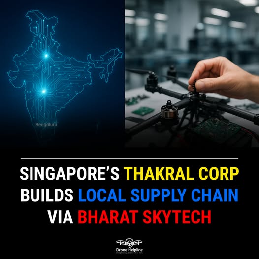 Singapore’s Thakral Group to Manufacture Drone Components in India