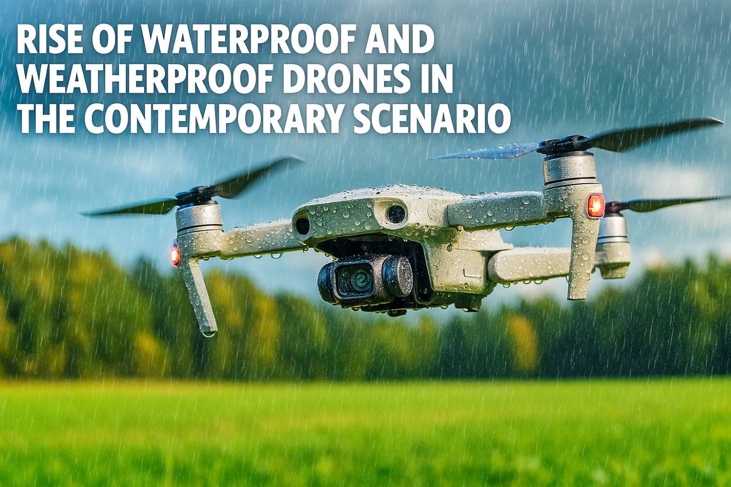 Rise of Waterproof and Weatherproof Drones in the Contemporary Scenario