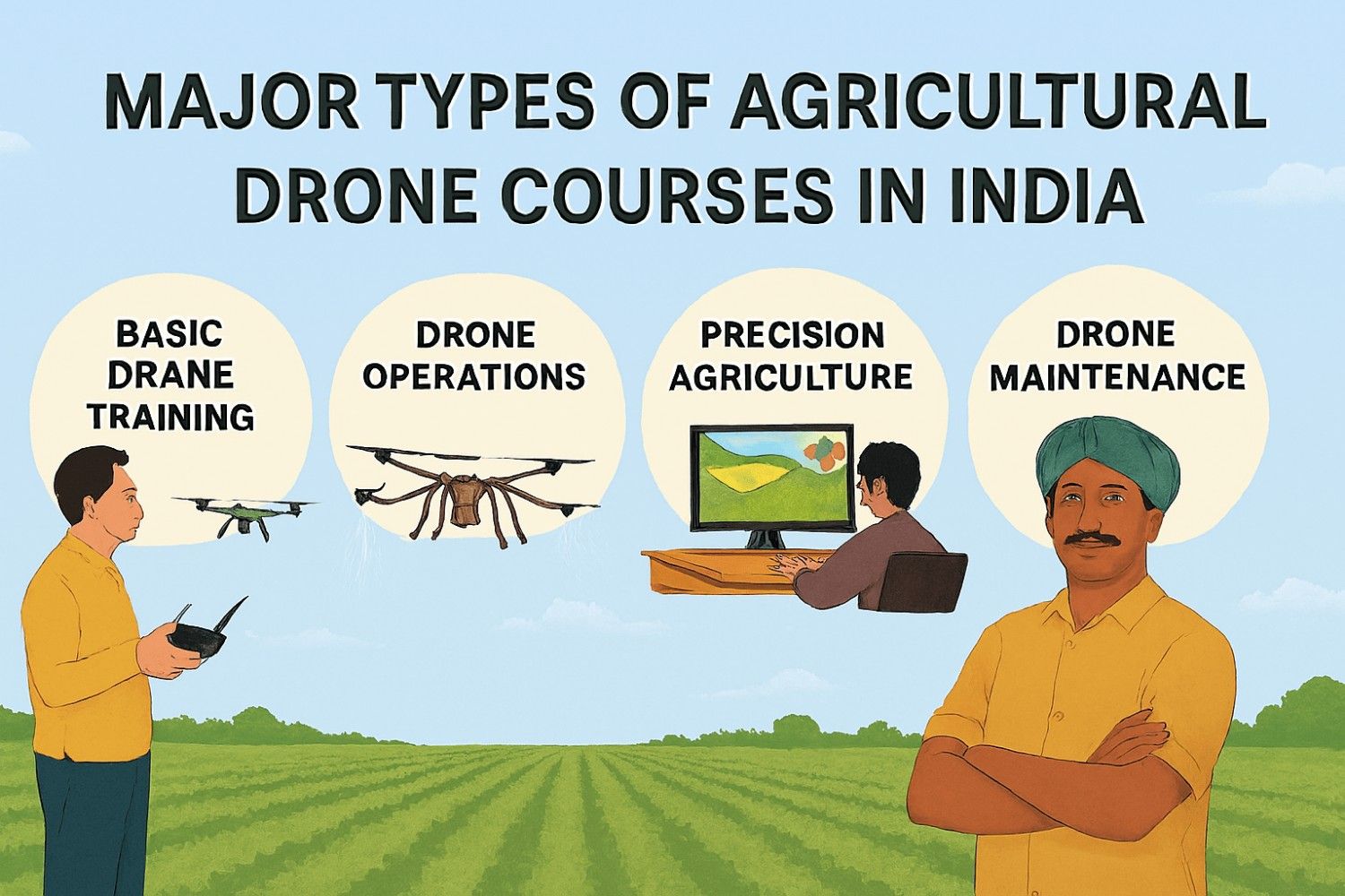 What are the Major Types of Agricultural Drone Courses? - image 1
