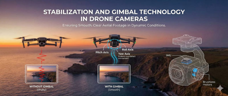 Stabilization and Gimbal Technology in Drone Cameras - image 1