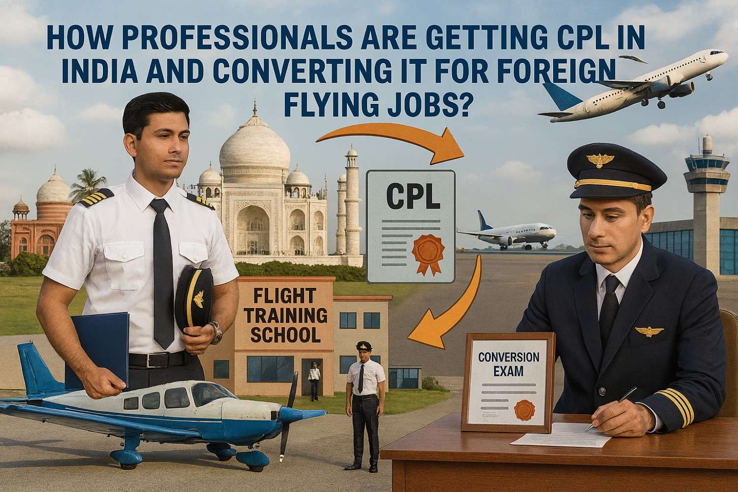 How Professionals Are Getting CPL in India and Converting It for Foreign Flying Jobs?
