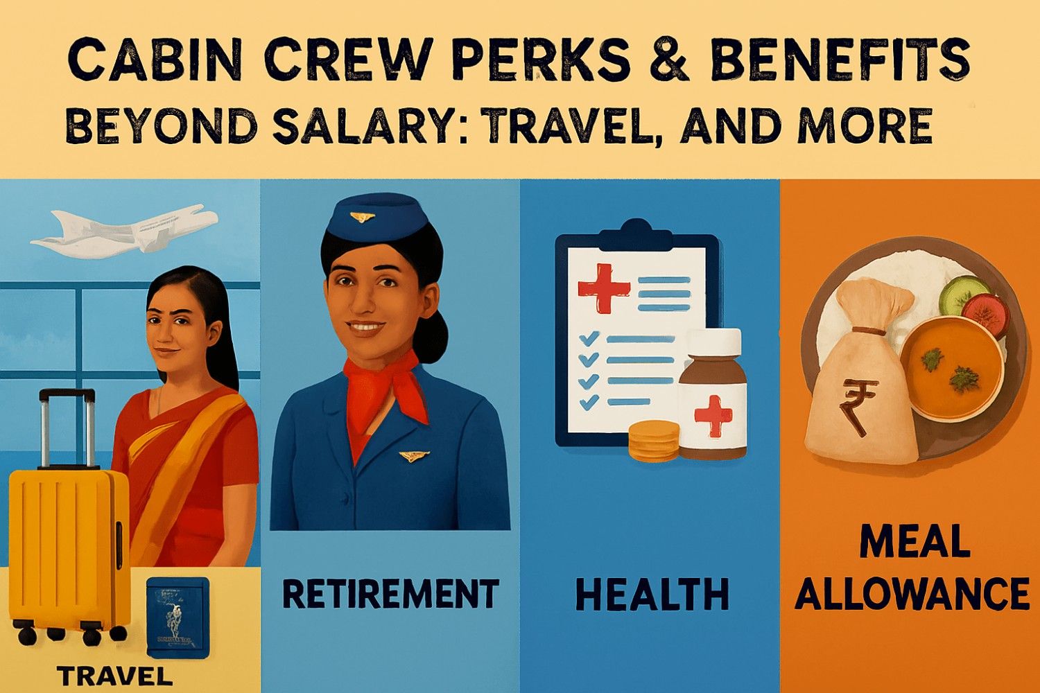 Cabin Crew Perks & Benefits Beyond Salary: Travel, Health, and More
