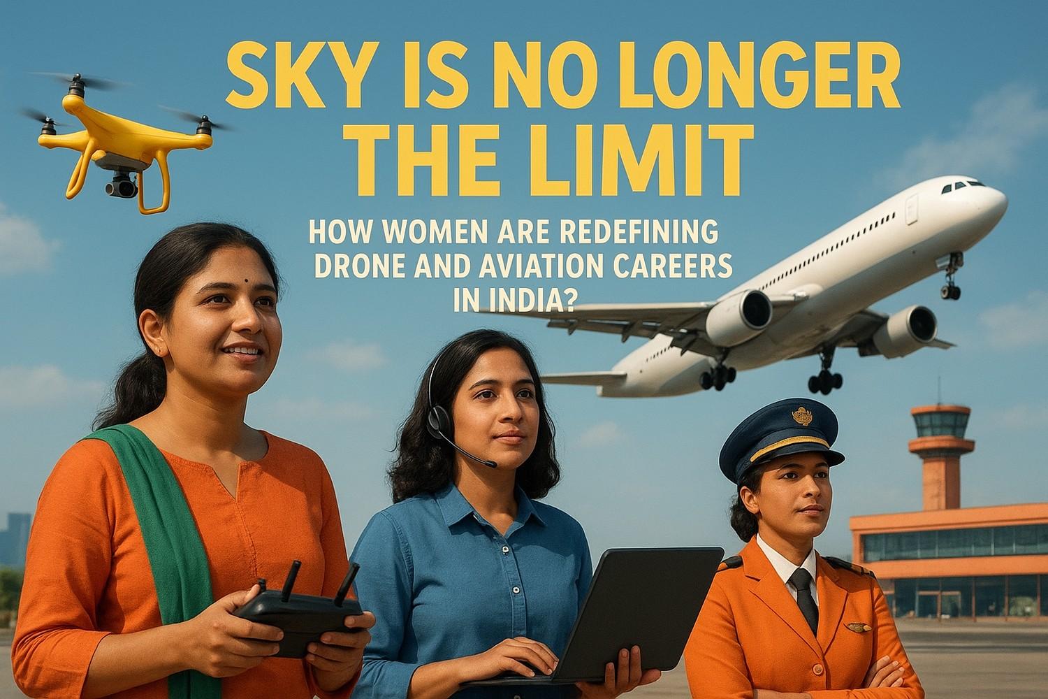 Sky is No Longer the Limit: How Women Are Redefining Drone and Aviation Careers in India?