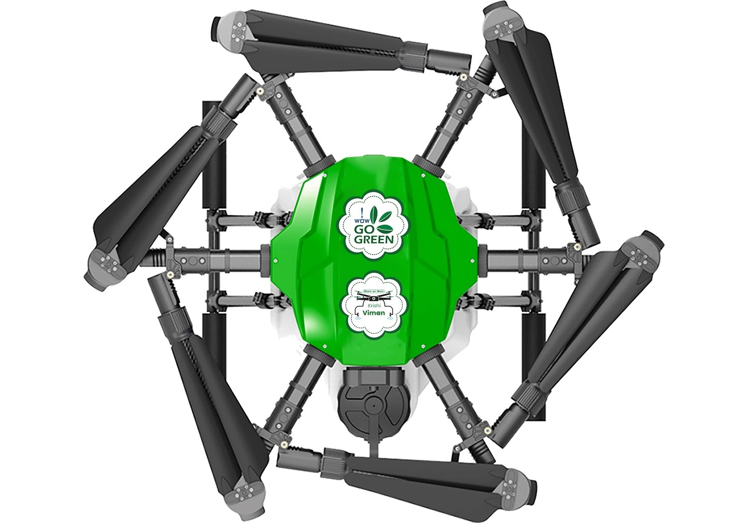 Wow Go Green Krishi Viman KV-10 Drone for Reliable Spraying and Seed Spreading (Agriculture) - image 2