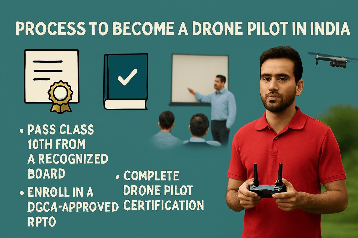 Process of Becoming a Drone Pilot in India - image 1