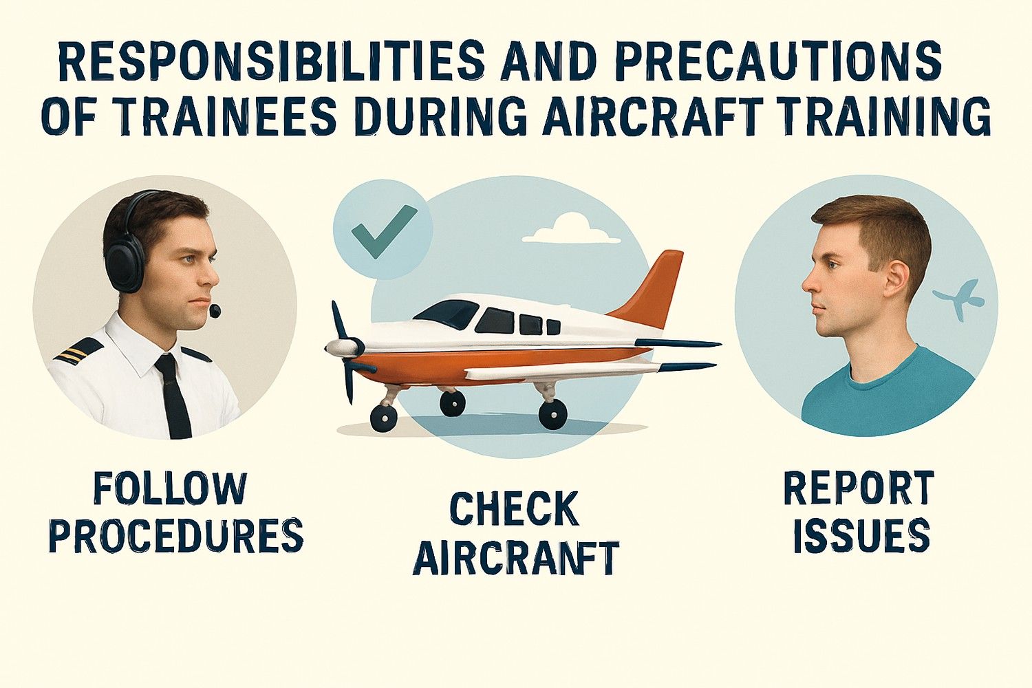 Responsibilities and Precautions of Trainees During Aircraft Pilot Training - image 1