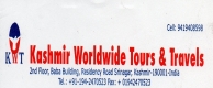KASHMIR WORLDWIDE TOURS AND TRAVELS