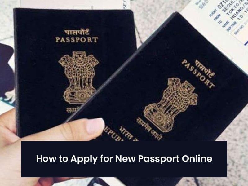 How To Apply For New Passport Online