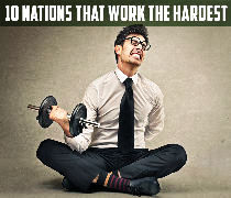 Top 10 Nations That Work The Hardest