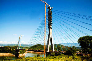 North Indias First Cable Stayed Bridge Opened In Jammu And Kashmir