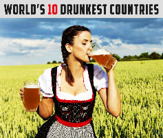 The Worlds 10 Drunkest Countries