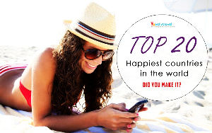 Here Are The Top 20 Happiest Countries In The World