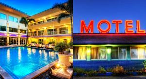 What is the difference between hotel and motel