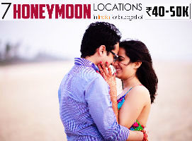 Best honeymoon locations in India for a budget of 40k to 50k