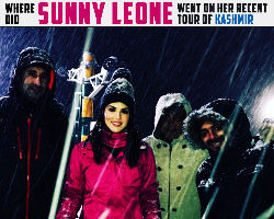 Where did Sunny leone went on her recent tour to Kashmir