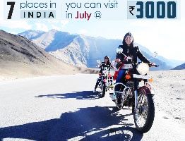 Top 7 Places to visit In July under 3K