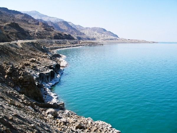 Having the lowest road on earth along its bank