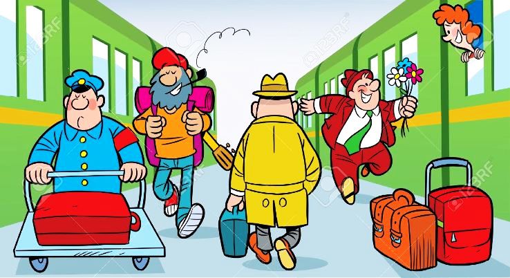 Observe the passengers