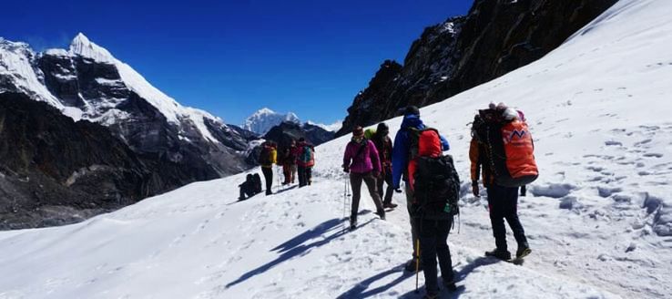 Winter trekking
