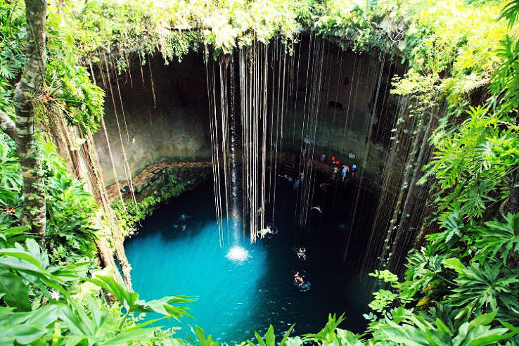 2. Ik Kil, Cenote, Mexico