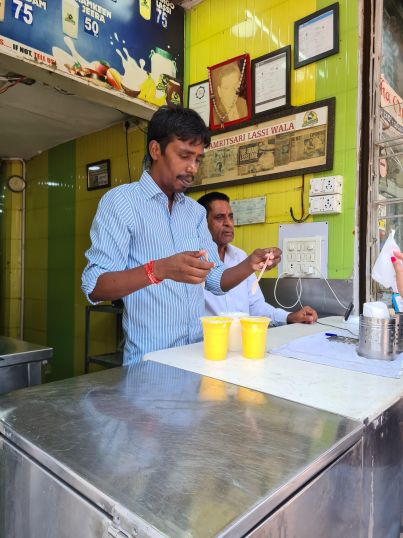 Lassi at Amritsari Lassi Wala