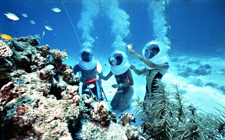 Under-Water walking