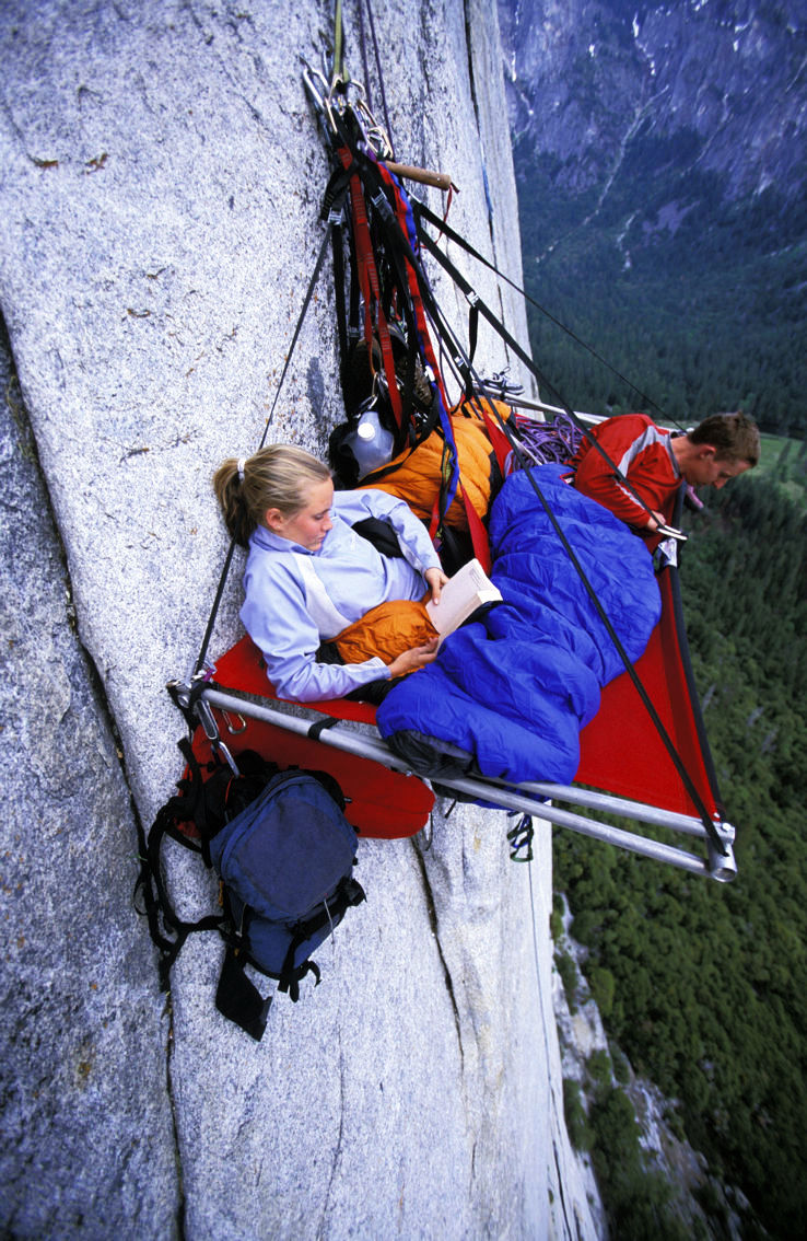 Portaledge camping at Yosemite