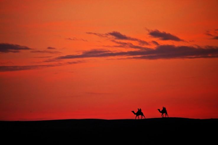 Sunset at the Sand Dunes