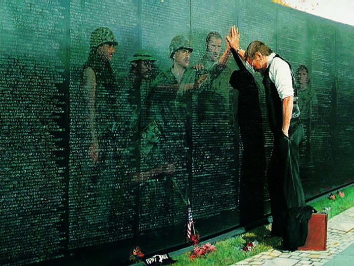 Vietnam War Memorial Wall, Washington D.C. US