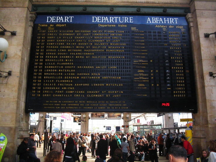 Reading those sign boards