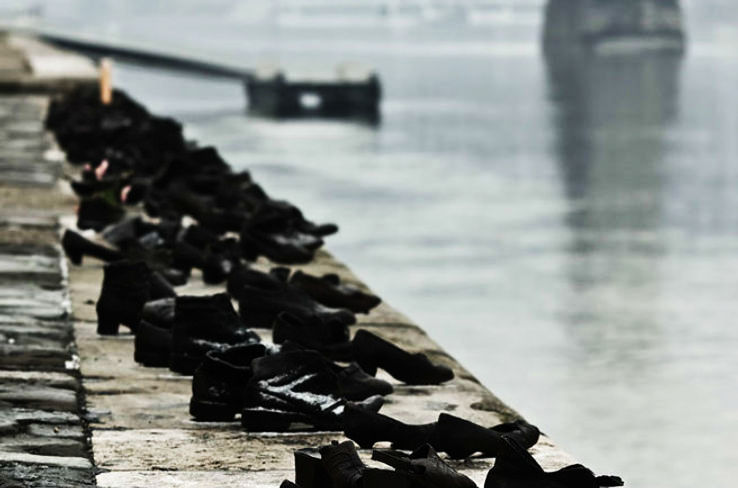 4. The Shoes On The Danube Bank by Can Togay & Gyula Pauer